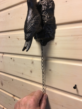 Door knocker Woodpecker - Bronze - Metal
